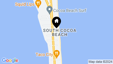 Map of 2485 S ATLANTIC AVE #3, COCOA BEACH FL, 32931