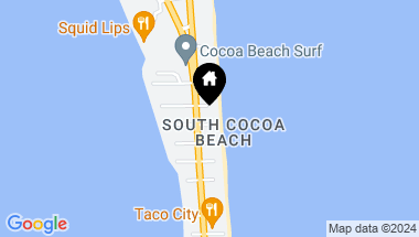 Map of 2465 S Atlantic Avenue, 202, Cocoa Beach FL, 32931
