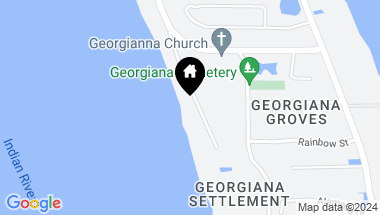 Map of 4055 OLD SETTLEMENT RD, MERRITT ISLAND FL, 32952