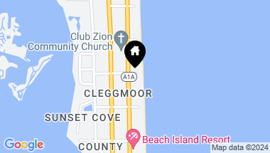 Map of 901 S Atlantic Avenue, Cocoa Beach FL, 32931