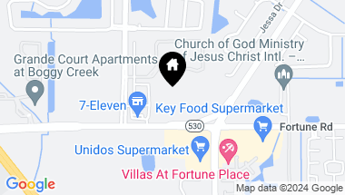Map of 2231 FORTUNE RD, KISSIMMEE FL, 34744