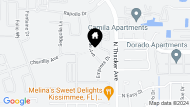 Map of 2519 TRIELLE AVE, KISSIMMEE FL, 34741