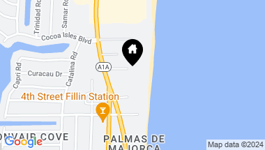 Map of 650 N Atlantic Avenue, Ph 6, Cocoa Beach FL, 32931