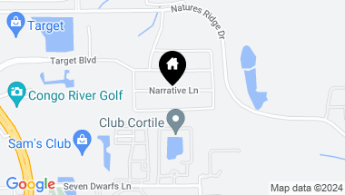 Map of 4546 NARRATIVE LN, KISSIMMEE FL, 34746