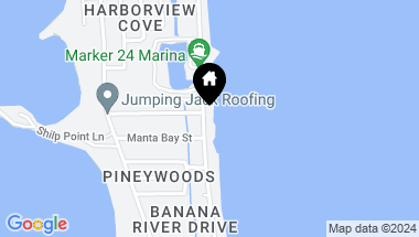 Map of 1420 S Banana River Drive, Merritt Island FL, 32952