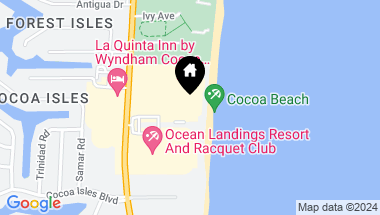 Map of 22 TULIP AVE #313, COCOA BEACH FL, 32931