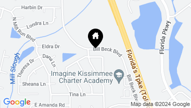 Map of 2979 RED OAK DR, KISSIMMEE FL, 34744