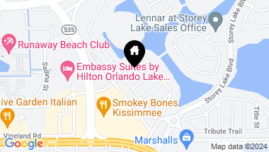 Map of 4826 LOVE STOREY LN, KISSIMMEE FL, 34746