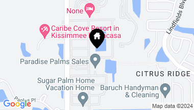 Map of 8937 CANDY PALM RD, KISSIMMEE FL, 34747
