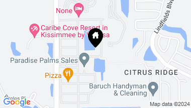 Map of 8917 CANDY PALM RD, KISSIMMEE FL, 34747