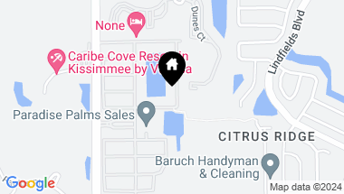 Map of 8901 CANDY PALM RD, KISSIMMEE FL, 34747