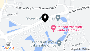 Map of 4751 CLOCK TOWER DR #402, KISSIMMEE FL, 34746