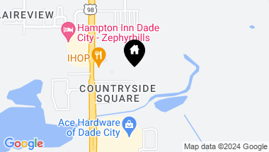 Map of 38143 COUNTRYSIDE PL, DADE CITY FL, 33525
