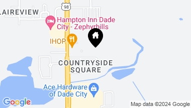 Map of 38135 COUNTRYSIDE PL, DADE CITY FL, 33525