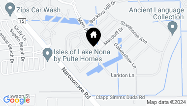 Map of 13905 LARKTON LN, ORLANDO FL, 32832