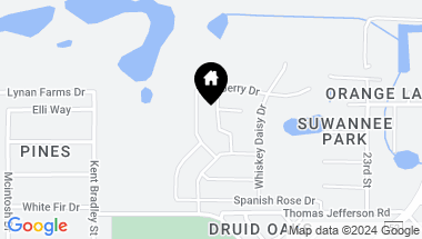 Map of 13747 THIMBLEBERRY DR, DADE CITY FL, 33525