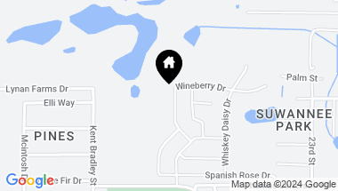 Map of 13773 WINEBERRY DR, DADE CITY FL, 33525