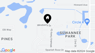 Map of 13898 WINEBERRY DR, DADE CITY FL, 33525