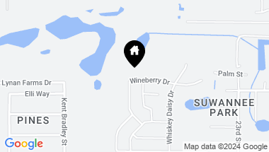 Map of 13811 WINEBERRY DR, DADE CITY FL, 33525
