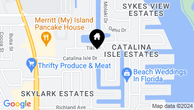 Map of 230 CATALINA ISLE DR, MERRITT ISLAND FL, 32953