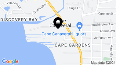 Map of 216 LONG POINT RD #W, CAPE CANAVERAL FL, 32920