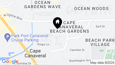 Map of 8522 N ATLANTIC AVE #36, CAPE CANAVERAL FL, 32920