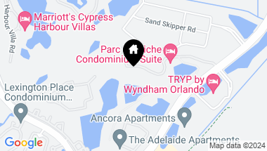 Map of 6402 PARC CORNICHE DR #5102, ORLANDO FL, 32821
