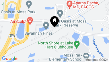 Map of 10918 SAVANNAH WOOD DR #10918, ORLANDO FL, 32832