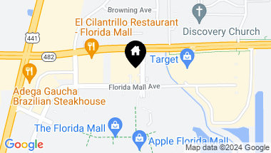 Map of 1117 FLORIDA MALL AVE, ORLANDO FL, 32809