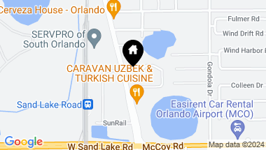 Map of 7803 S ORANGE AVE, ORLANDO FL, 32809