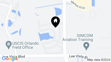Map of 6518 S GOLDENROD RD #A, ORLANDO FL, 32822