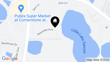 Map of 6306 LITTLE LAKE SAWYER DR, WINDERMERE FL, 34786