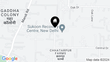 Map of Satbari Chattarpur, New Delhi DL, 110074