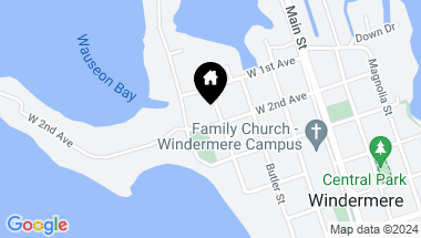 Map of 409 W 2ND AVE, WINDERMERE FL, 34786