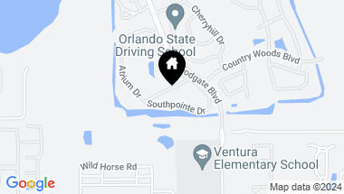 Map of 3960 SOUTHPOINTE DR #531, ORLANDO FL, 32822