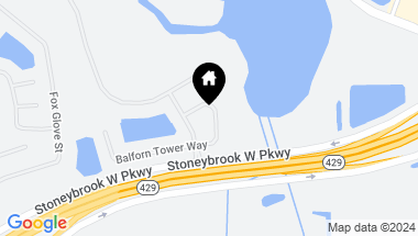 Map of 2807 BALFORN TOWER WAY, WINTER GARDEN FL, 34787