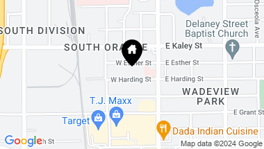 Map of 35 W HARDING STREET, ORLANDO FL, 32806