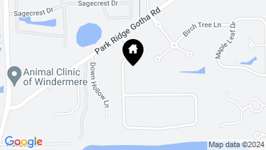 Map of 1727 DOWN LAKE DR, WINDERMERE FL, 34786