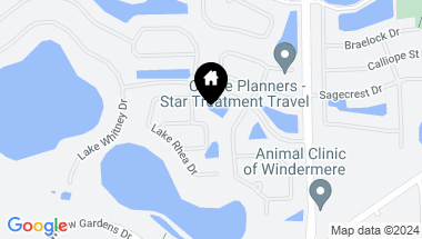 Map of 11348 SHANDON PARK WAY, WINDERMERE FL, 34786