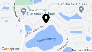 Map of 1238 LAKE WHITNEY DR, WINDERMERE FL, 34786