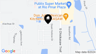 Map of 8064 PUFFIN DR, ORLANDO FL, 32825