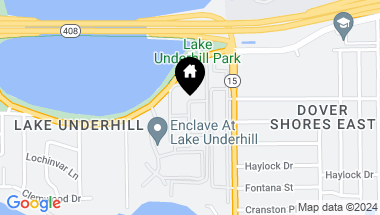 Map of 4216 LAKE UNDERHILL RD #6, ORLANDO FL, 32803