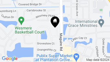 Map of 808 WINDERGROVE CT, OCOEE FL, 34761