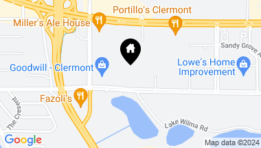 Map of 13119 HOOK ST, CLERMONT FL, 34711