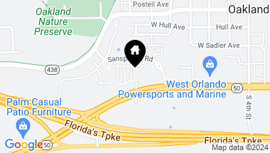 Map of 2115 GOPHER TORTOISE TER, OAKLAND FL, 34787