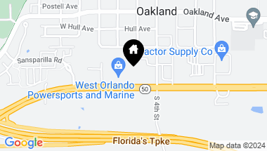 Map of 16251 W COLONIAL DR, OAKLAND FL, 34760
