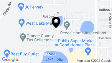 Map of 924 SUNNY DELL DR, ORLANDO FL, 32818