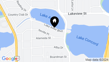 Map of 816 S LAKE ADAIR BLVD, ORLANDO FL, 32804