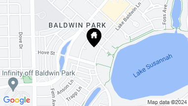 Map of 1136 LAKE BALDWIN LN, ORLANDO FL, 32814