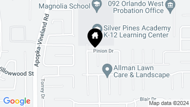Map of 7238 PINION DR, ORLANDO FL, 32818